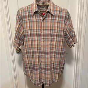 🎈🎈🎈BOGOHO 🎈🎈🎈Casual Button Down Shirt with Plaid Design